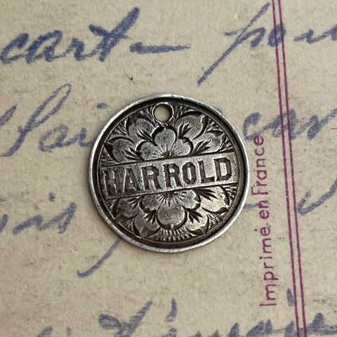 Victorian Harrold Love Token Charm