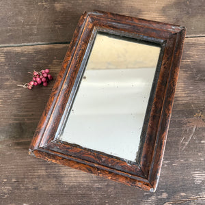 Antique Wood Framed Mirror