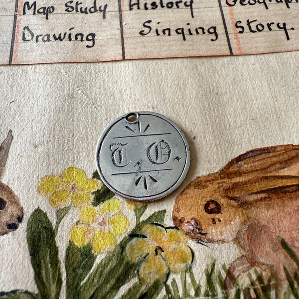 Victorian TO Love Token Charm