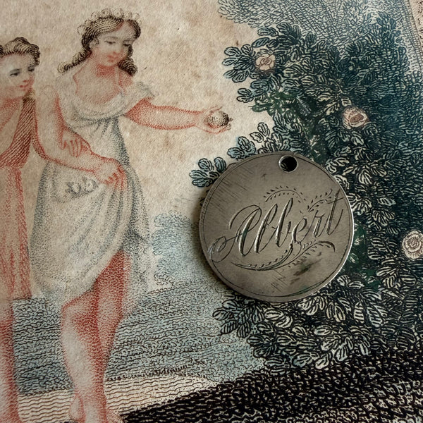 Victorian Albert Love Token Charm