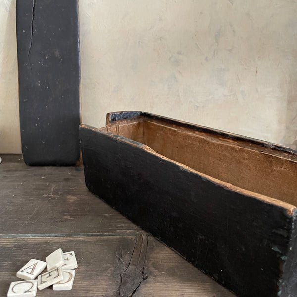 Antique Weathered and Worn Slide Lid Box