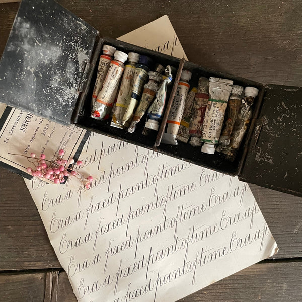 Antique Tin & Paint