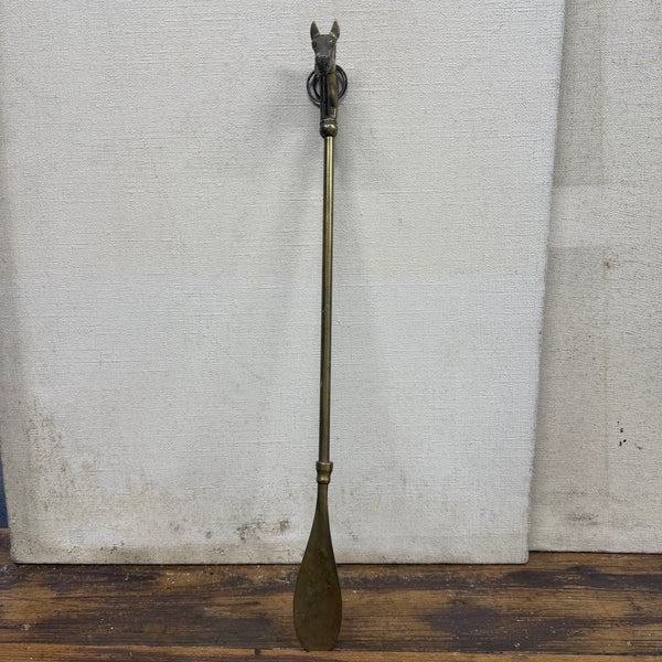 Antique Brass Horse Shoe Horn