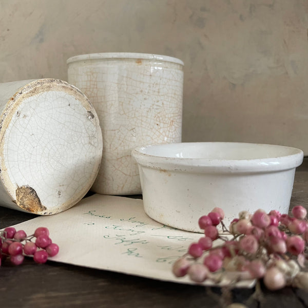 Antique Three Victorian Pots