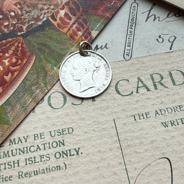 Victorian Mary Lizzie Love Token Charm