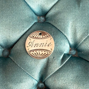 Victorian Annie Love Token Charm
