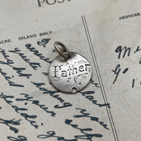 Victorian Father Love Token Charm