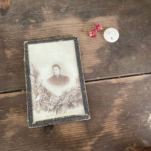 Antique Photo in Glass