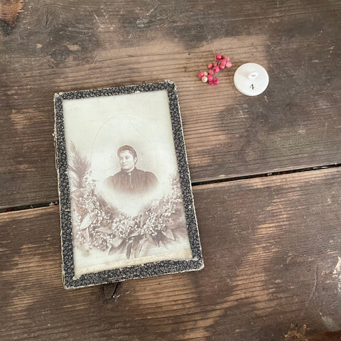 Antique Photo in Glass
