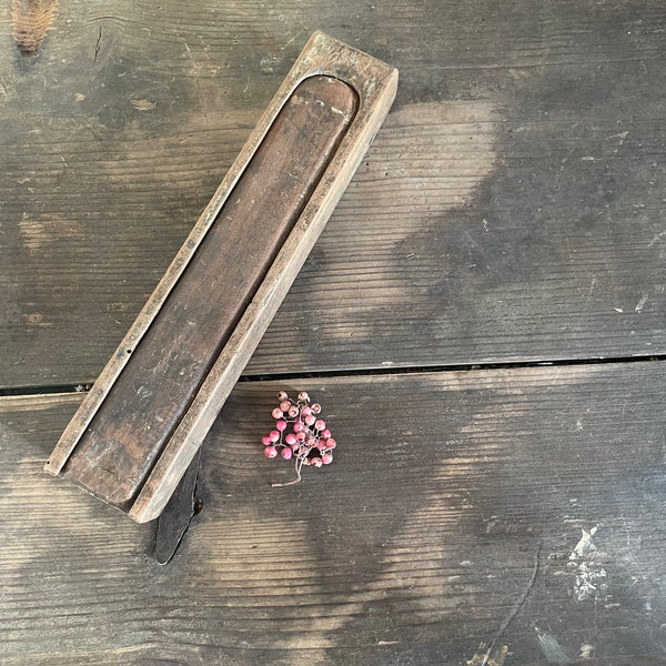Antique Slide Lid Box