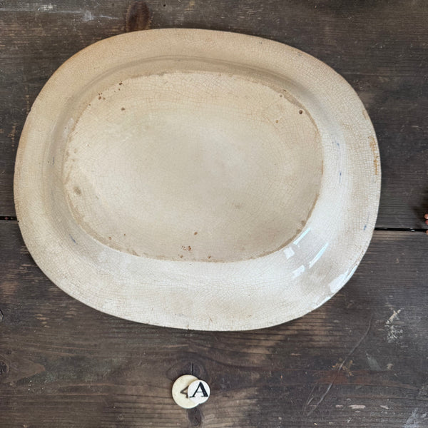 Antique Crazed Platter