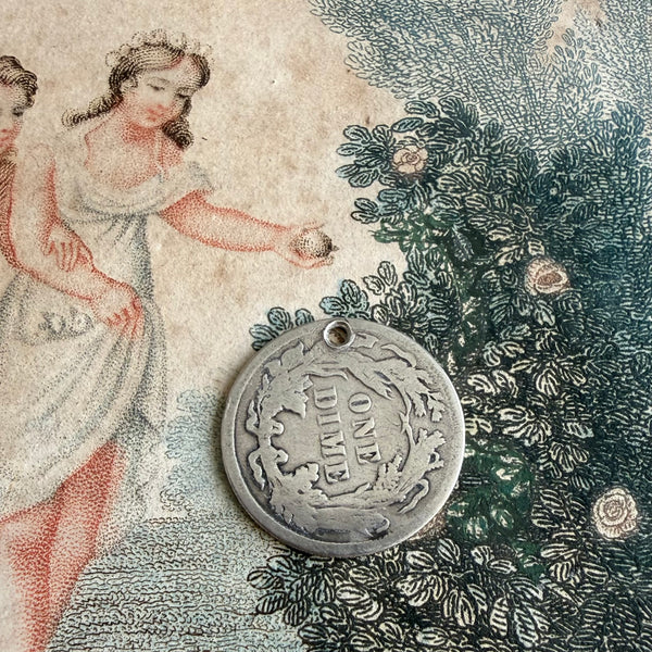 Victorian Nettie Love Token Charm