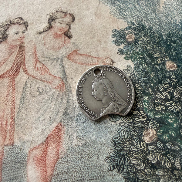 Victorian WK Love Token Charm