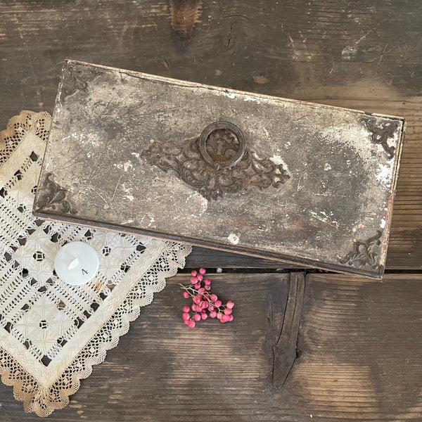 Antique Worn Wooden Box