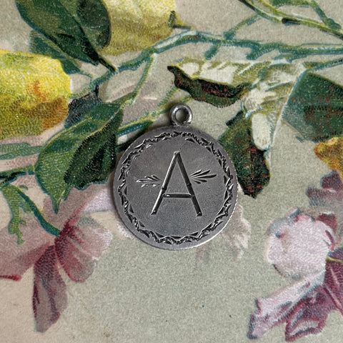 Victorian A Love Token Charm