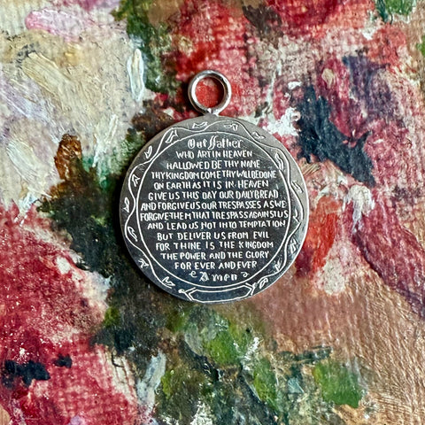 Victorian Lords Prayer Love Token Charm