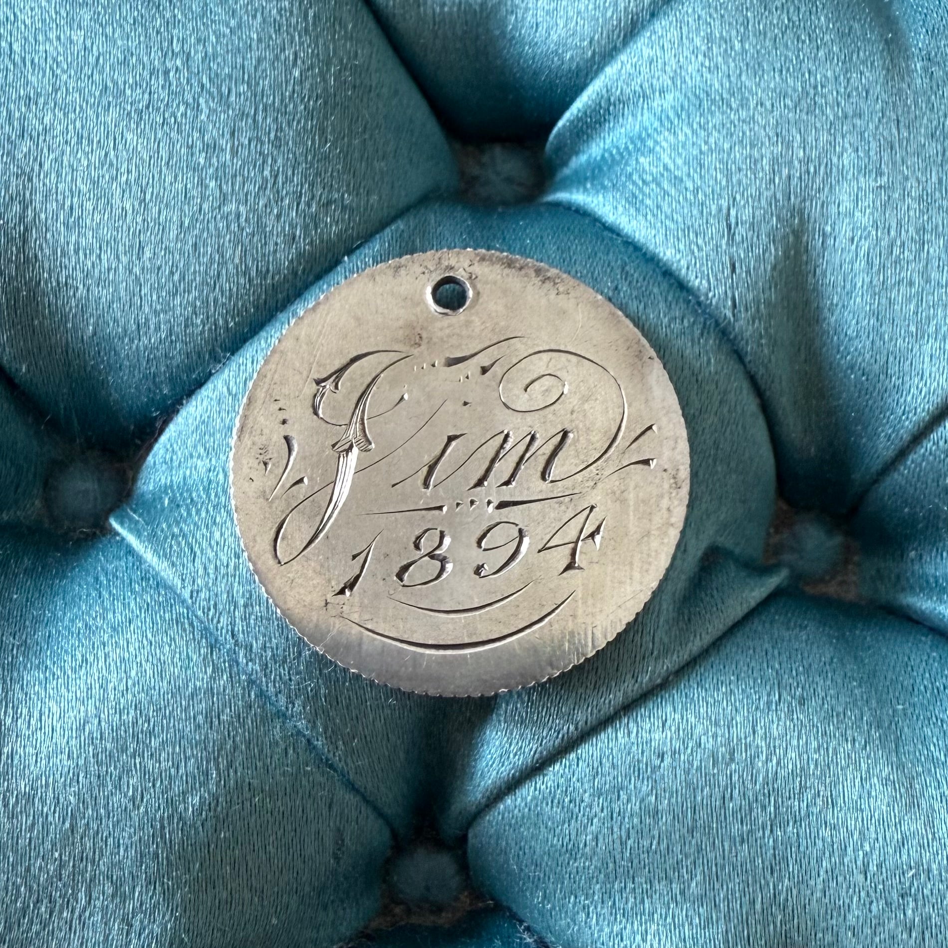 Victorian Jim 1894 Love Token Charm