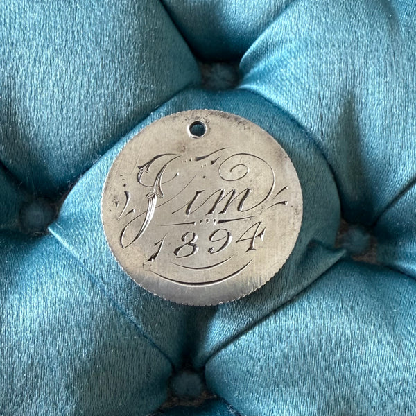 Victorian Jim 1894 Love Token Charm