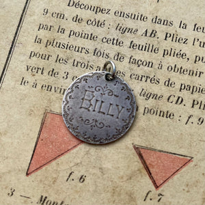 Victorian Billy Love Token Charm