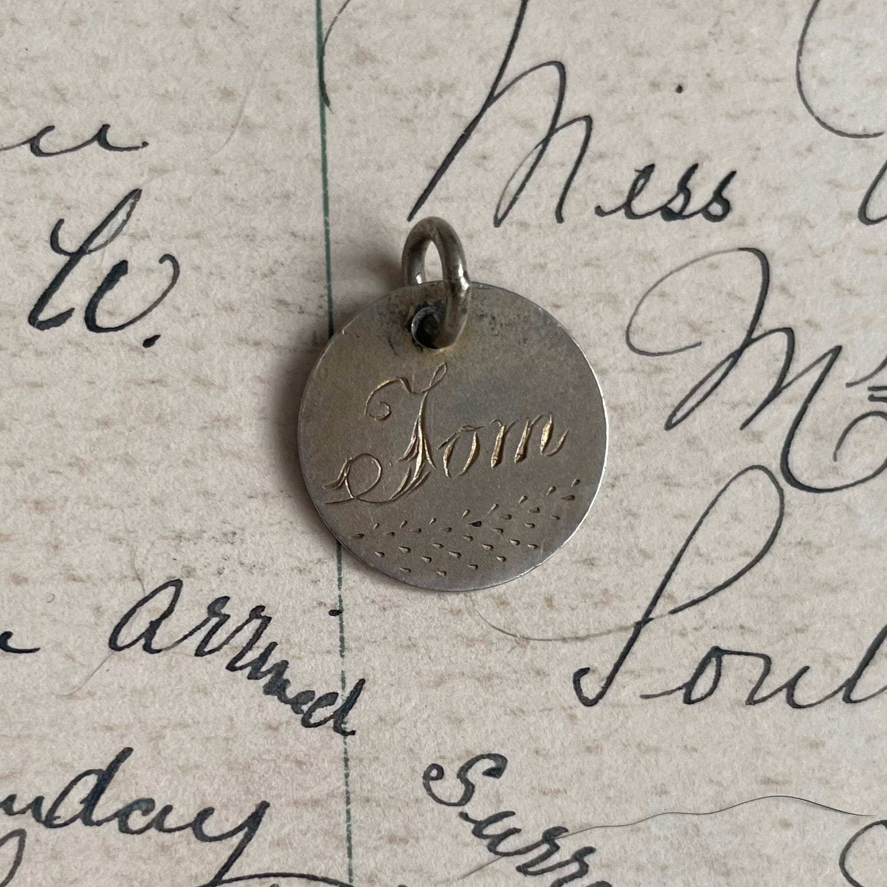 Victorian Tom Love Token Charm