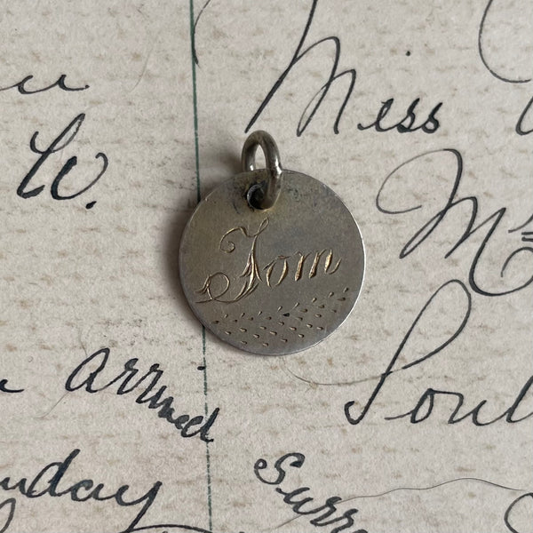 Victorian Tom Love Token Charm
