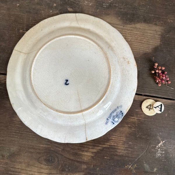 Antique Blue Transfer Plate