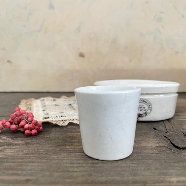 Antique Advertising Chemist Pots