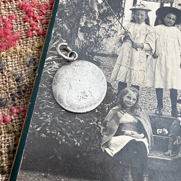 Victorian WW Love Token Charm