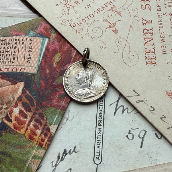 Victorian Helen Love Token Charm