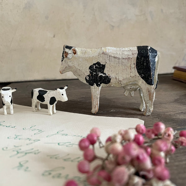 Antique Wooden Cows