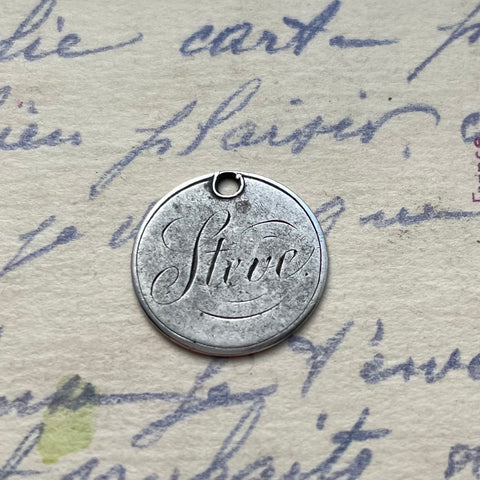Victorian Steve Love Token Charm