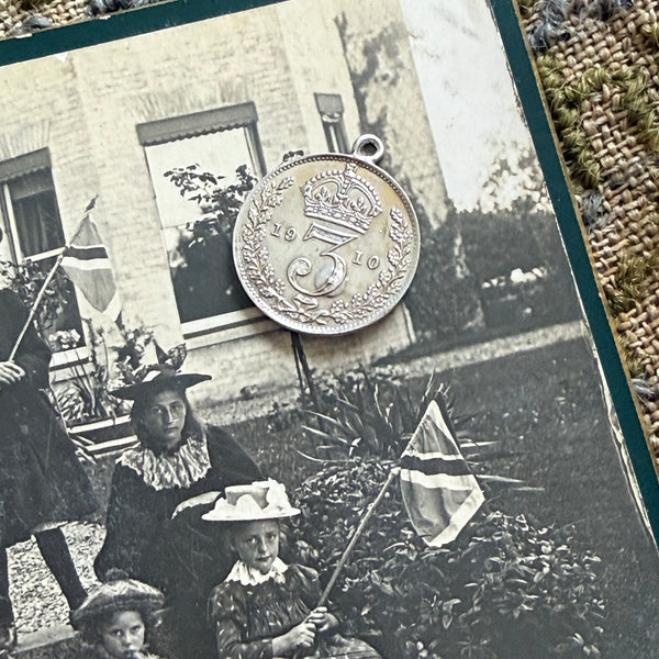 Victorian Gem Inset Love Token Charm