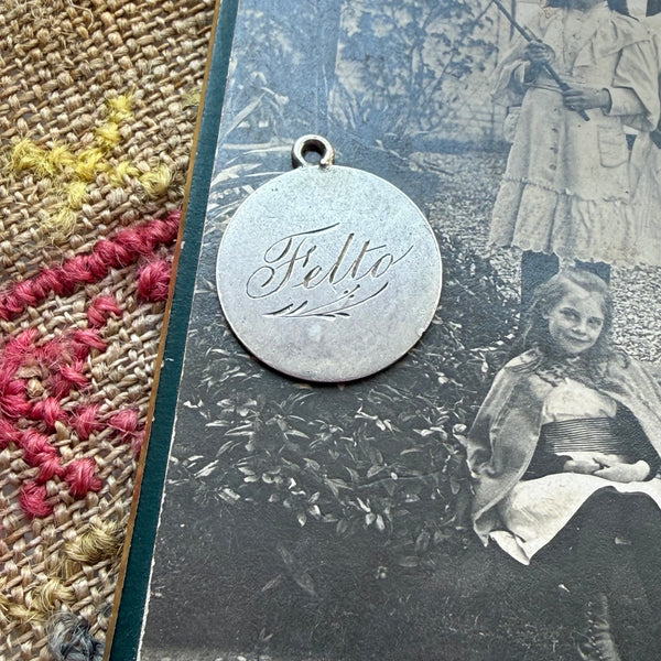 Victorian Felto Love Token Charm