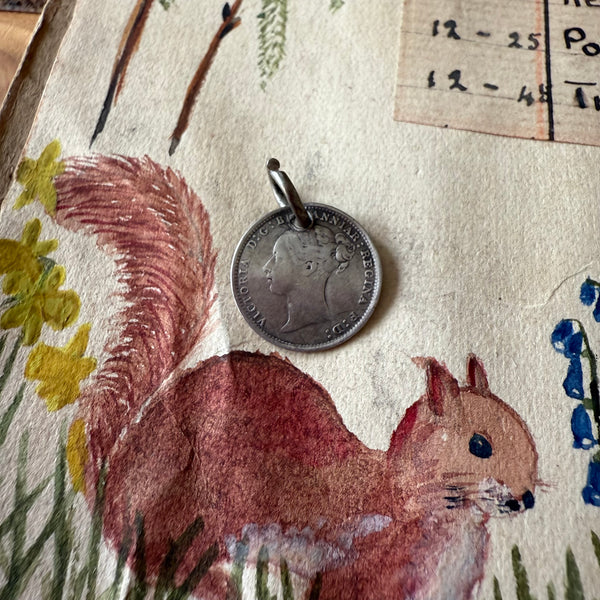 Victorian Ralph Royster Doyster Love Token Charm