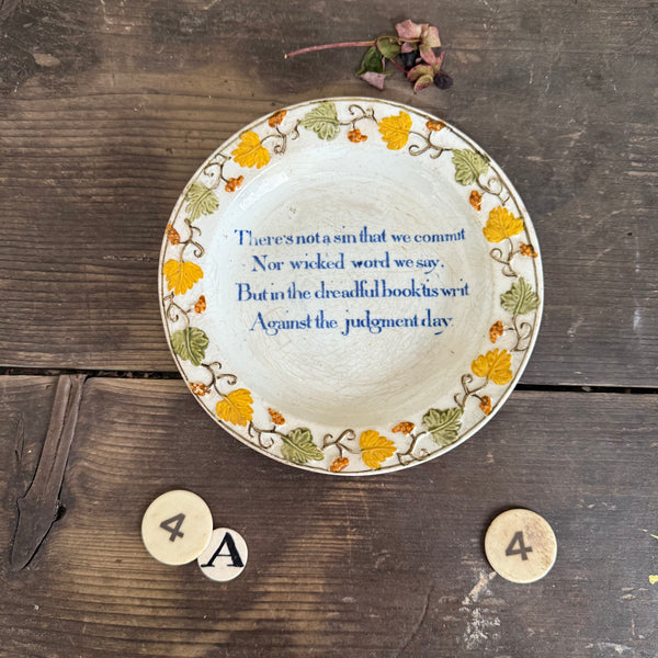 Antique 1880s Religious Plate