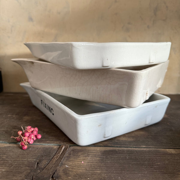Antique Ceramic Developing Tray