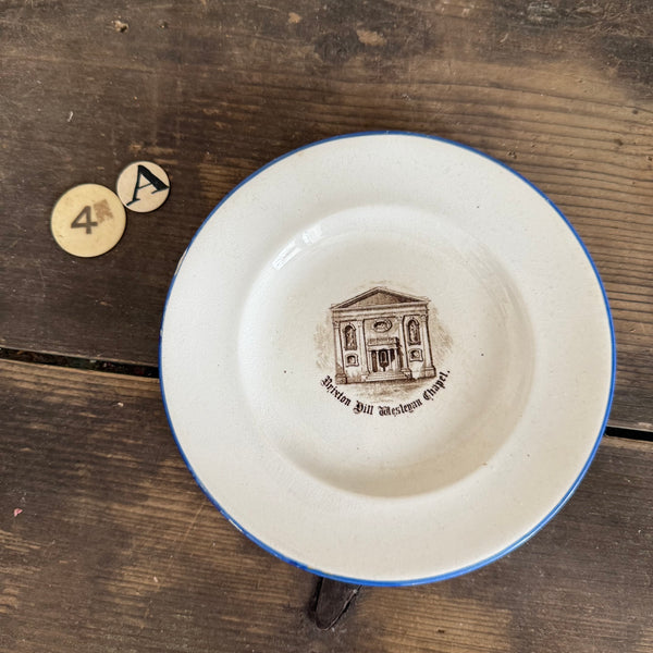 Antique Victorian Chapel Plate