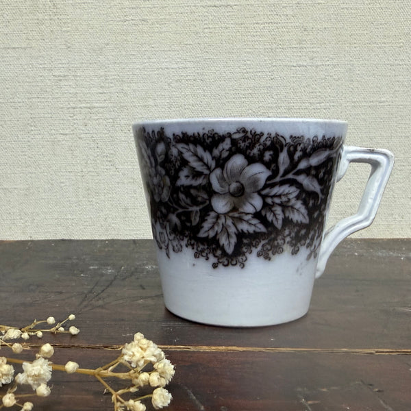 Antique French Floral Cup