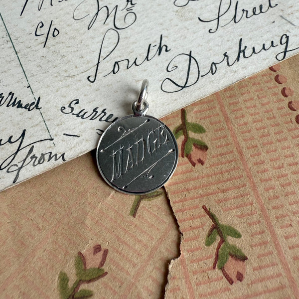 Victorian Madge Love Token Charm