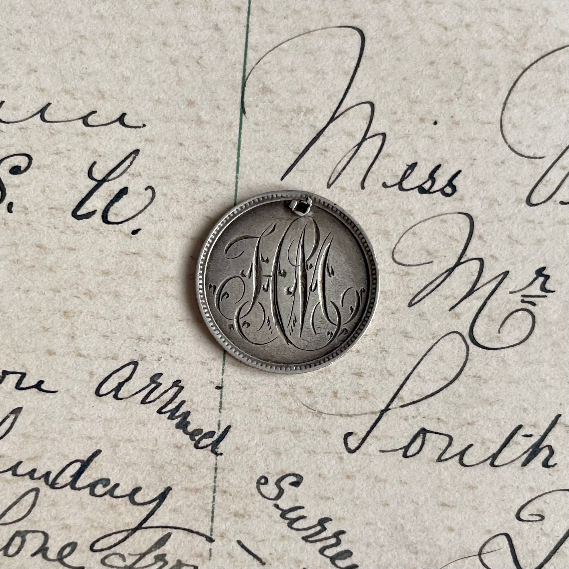 Victorian HM Love Token Charm
