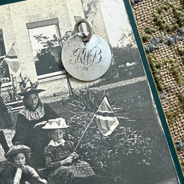 Victorian RWB Love Token Charm