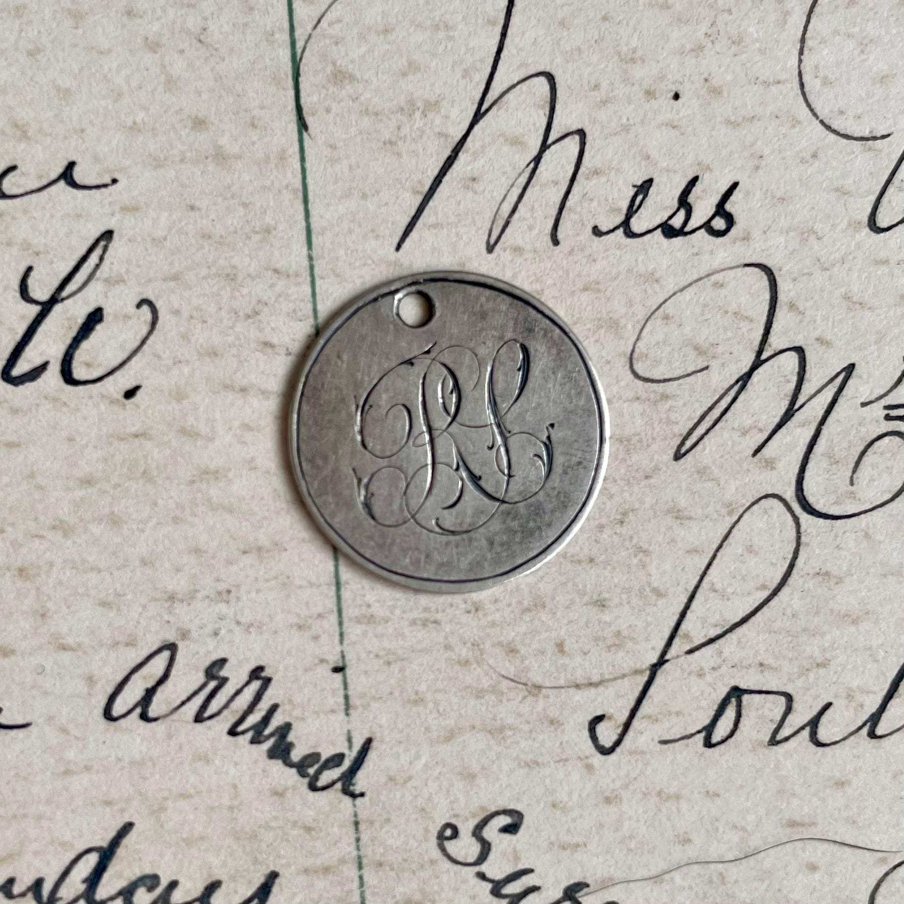 Victorian RS Love Token Charm
