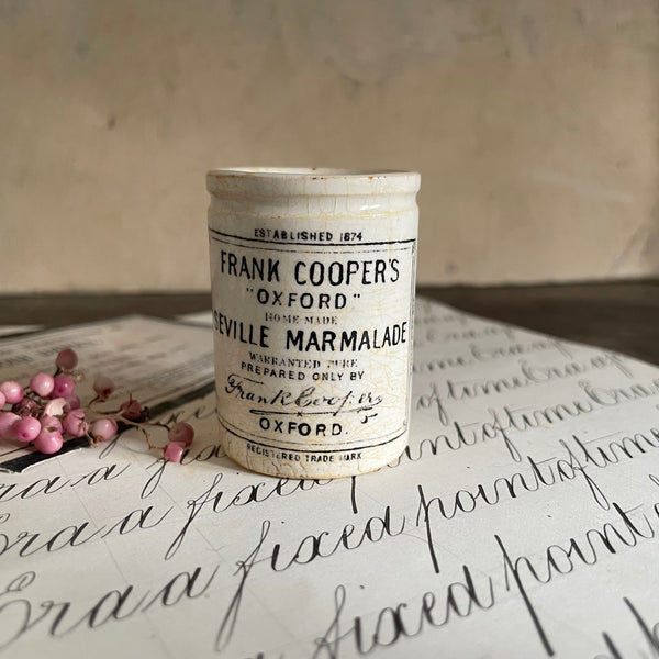Antique Miniature Frank Coopers Marmalade Pot