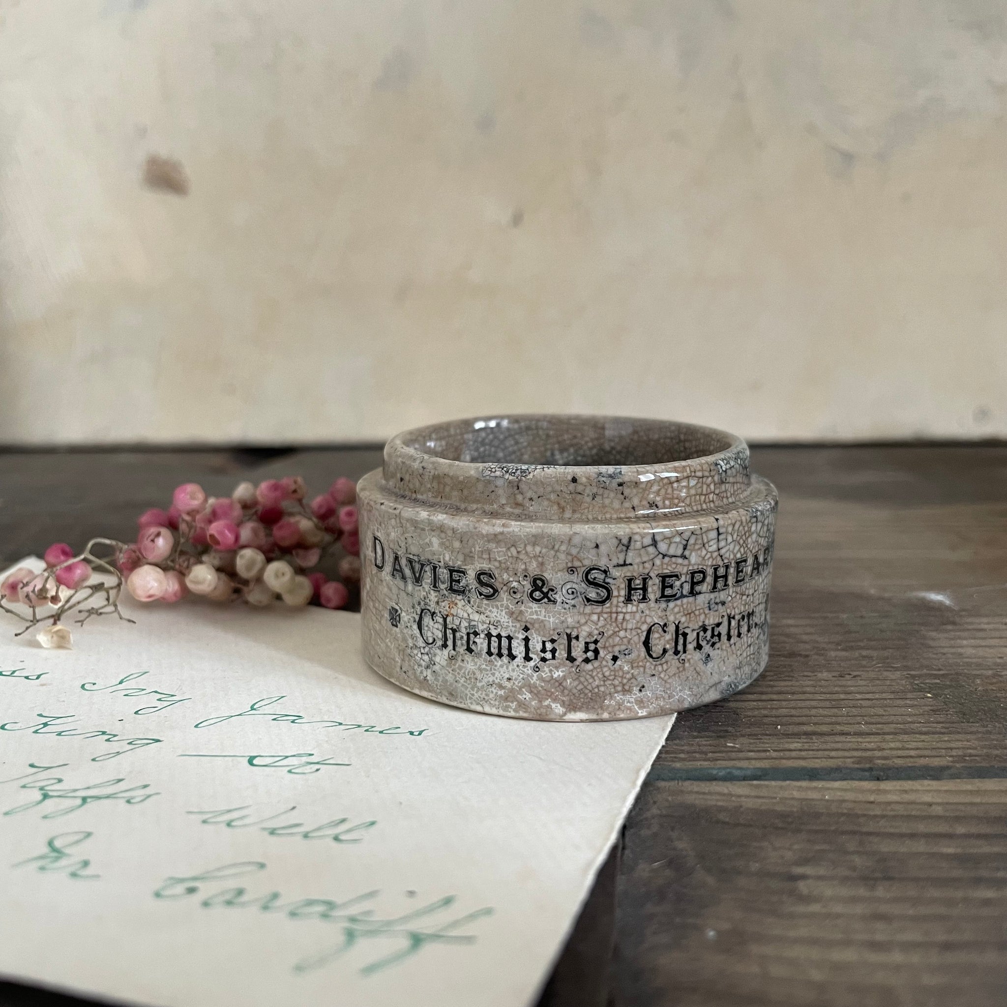 Victorian Davies & Shepheard Chemist Pot