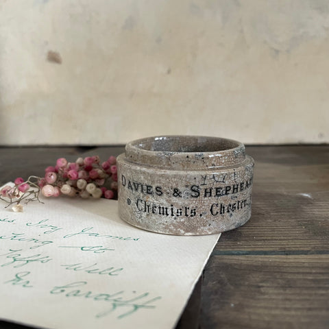 Victorian Davies & Shepheard Chemist Pot