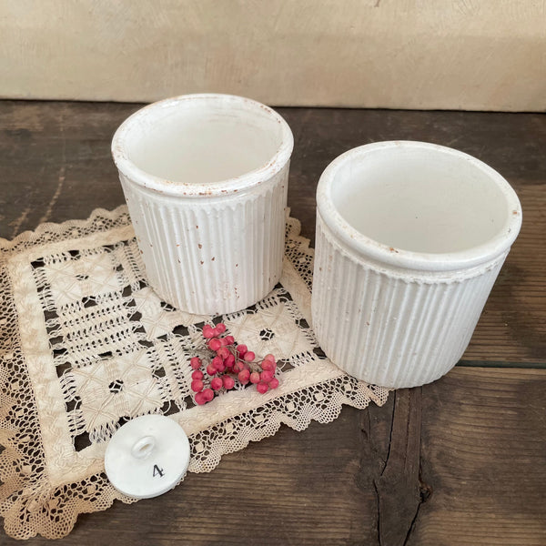 Victorian Ribbed Plain Pots