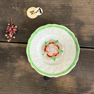 Antique Floral Plate