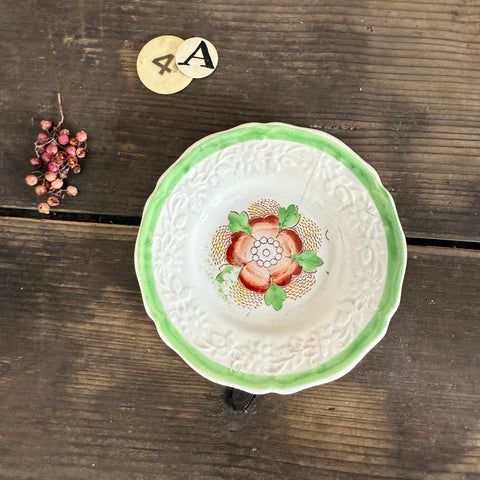 Antique Floral Plate