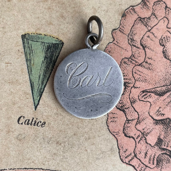 Victorian Carl Love Token Charm