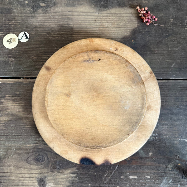 Antique Floral Ceramic Bread board
